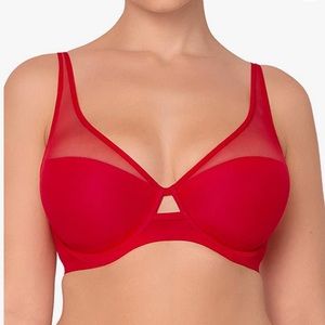 NWOT Smart & Sexy Mesh Plunge Bra